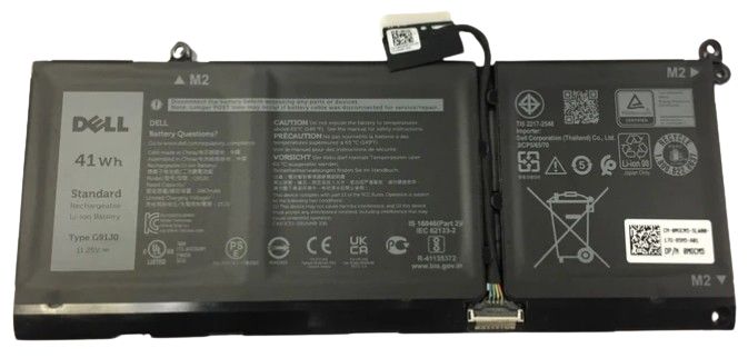 Dell 41WH 3467mAh Battery Replacement - Black by Dell - Refurbished - Very Good condition - US$101.48