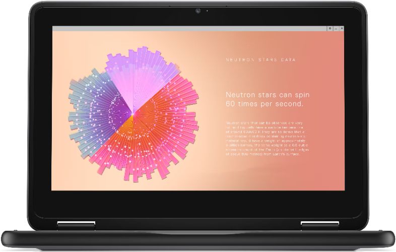 Dell Dell Chromebook 11 3110 2-in-1 Laptop 11.6" - Intel Celeron N4500 1.1GHz - 4GB - 32GB - Black - 11.6 Inch - Very Good - Standard Battery by Dell - Refurbished - Very Good condition - US$172.48