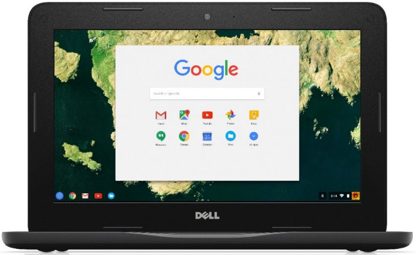 Dell Chromebook 11 3180 Laptop 11.6" - Black - Intel Celeron N3060 1.6GHz - 4GB RAM - 16GB by Dell - Refurbished - Very Good condition - US$100.49