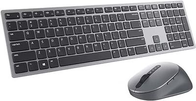 Dell Dell KM7321W Premier Multi-Device Wireless Bluetooth Keyboard and Mouse - Titan Gray by Dell - Refurbished - Very Good condition - US$111.99
