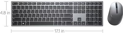 Dell Dell KM7321W Premier Multi-Device Wireless Bluetooth Keyboard and Mouse - Titan Gray by Dell - Image 3