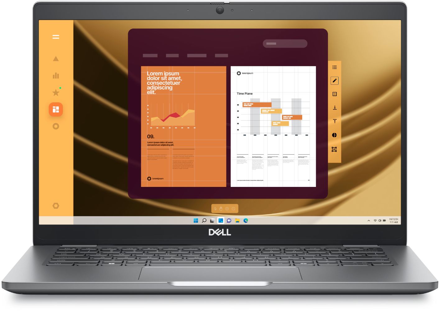 Dell Latitude 13 5350 Laptop 13.3" - Titan Gray Satin - Intel Core Ultra 5 135U 1.6GHz - 16GB RAM - 2TB by Dell - Refurbished - Good condition