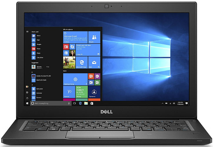 Dell Latitude 7280 Laptop 12.5" - Black - Intel Core i5-7300U 2.6GHz - 8GB RAM - 256GB by Dell - Refurbished - Good condition - CA$278.99