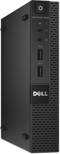 Dell Optiplex 3020M Micro PC Desktop - Intel Core i3-4160T 3.1GHz - 256GB - Black - 8GB RAM by Dell - Refurbished - Very Good condition - US$170.88