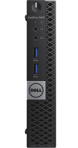 Dell Optiplex 3040 MFF - Intel Core i3-6100T 3.2GHz - 256GB - Black - 8GB RAM by Dell - Refurbished - Very Good condition - US$190.68