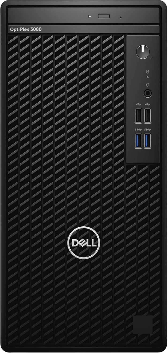 Dell Optiplex 3080 MT Mini Tower Desktop - Intel Core i5-10600 3.3GHz - 512GB - Black - 16GB RAM by Dell - Refurbished - Very Good condition