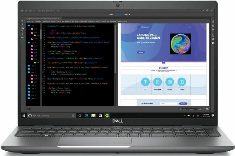 Dell Precision 15 3580 Laptop 15.6" - Titan Grey - Intel Core i7-1370P 1.9GHz - 32GB RAM - 512GB by Dell - Refurbished - Very Good condition - CA$2228.99
