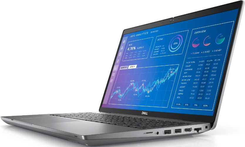 Dell Precision 3571 Mobile Workstation Laptop 15.6" - Titan Grey - Intel Core i7-12800H 2.4GHz - 8GB RAM - 256GB by Dell - Image 4