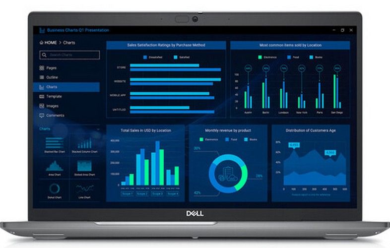 Dell Precision 3581 Mobile Workstation Laptop 15.6" - Titan Gray - Intel Core i7-13700H 2.4GHz - 32GB RAM - 512GB by Dell - Refurbished - Very Good condition - CA$2518.99