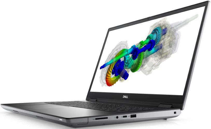 Dell Precision 7770 Mobile Workstation Laptop 17.3" - Aluminum Titan Grey - Intel Core i7-12850HX 2.1GHz - 32GB RAM - 1TB by Dell - Image 3