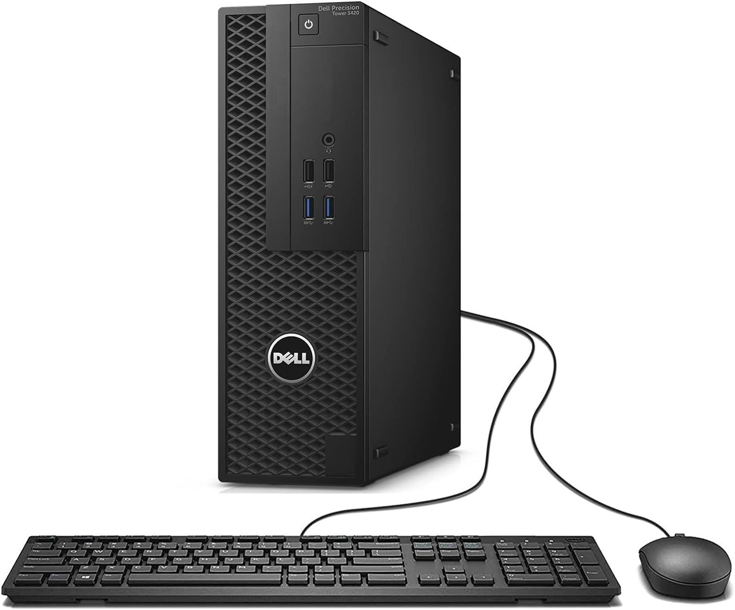 Dell Precision Tower 3420 SFF Workstation - Intel Core i5-7500 3.4GHz - 256GB - Black - 16GB RAM by Dell - Refurbished - Very Good condition - US$202.48
