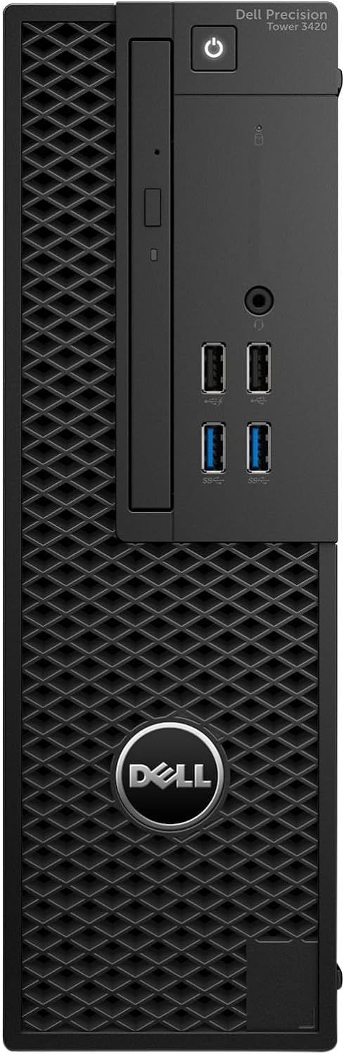 Dell Precision Tower 3420 SFF Workstation - Intel Core i5-7500 3.4GHz - 256GB - Black - 16GB RAM by Dell - Refurbished - Very Good condition - Image 3