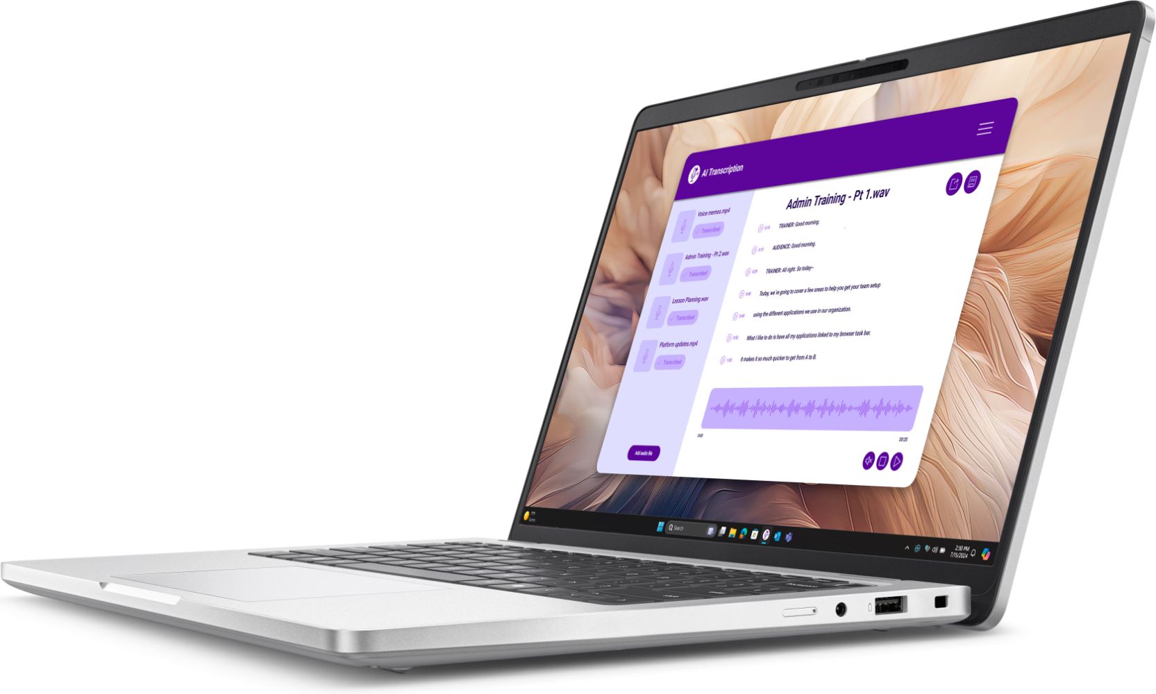 Dell Pro 14 Plus PB14250 Laptop 14" - Platinum Silver - Intel Core Ultra 5 235U 2.0GHz - 16GB RAM - 256GB by Dell - Image 4