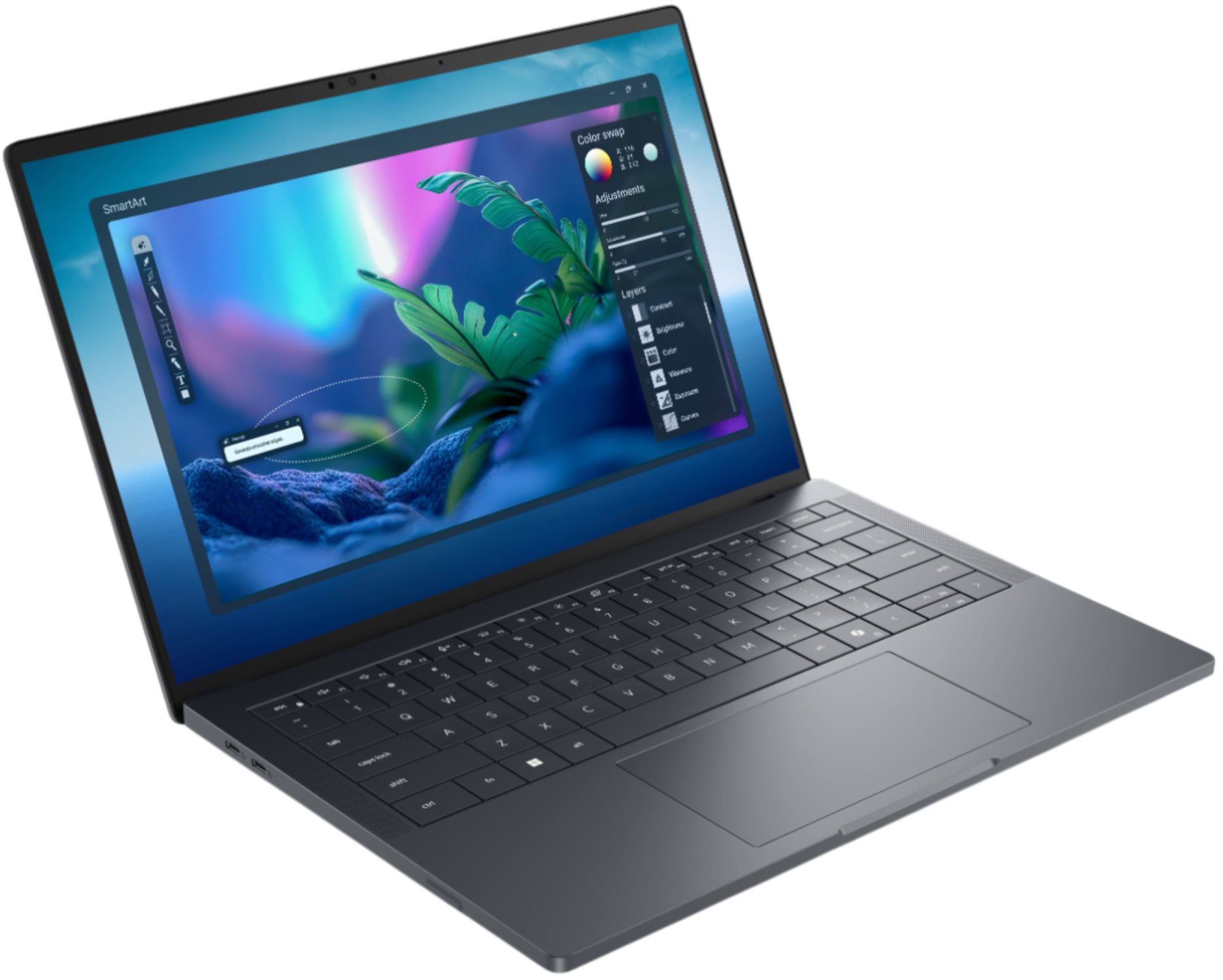 Dell Pro Max 14 MC14250 Laptop 14" - Magnetite - Intel Core Ultra 5 225H 0.7GHz - 16GB RAM - 256GB by Dell - Refurbished - Like New condition - Image 3