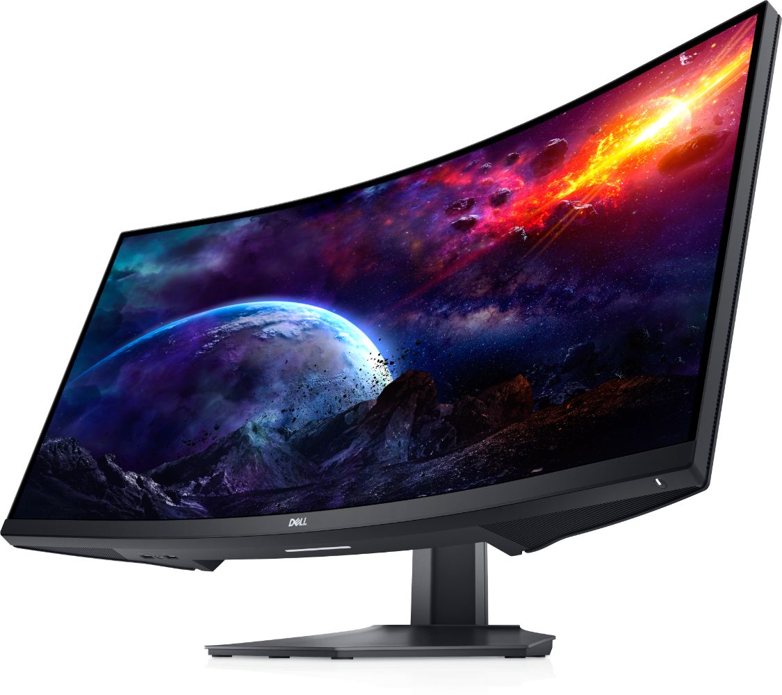 Dell S3422DWG 34 Curved Gaming Monitor 34"inch - Gray - 34 Inch by Dell - Refurbished - Very Good condition - Image 2