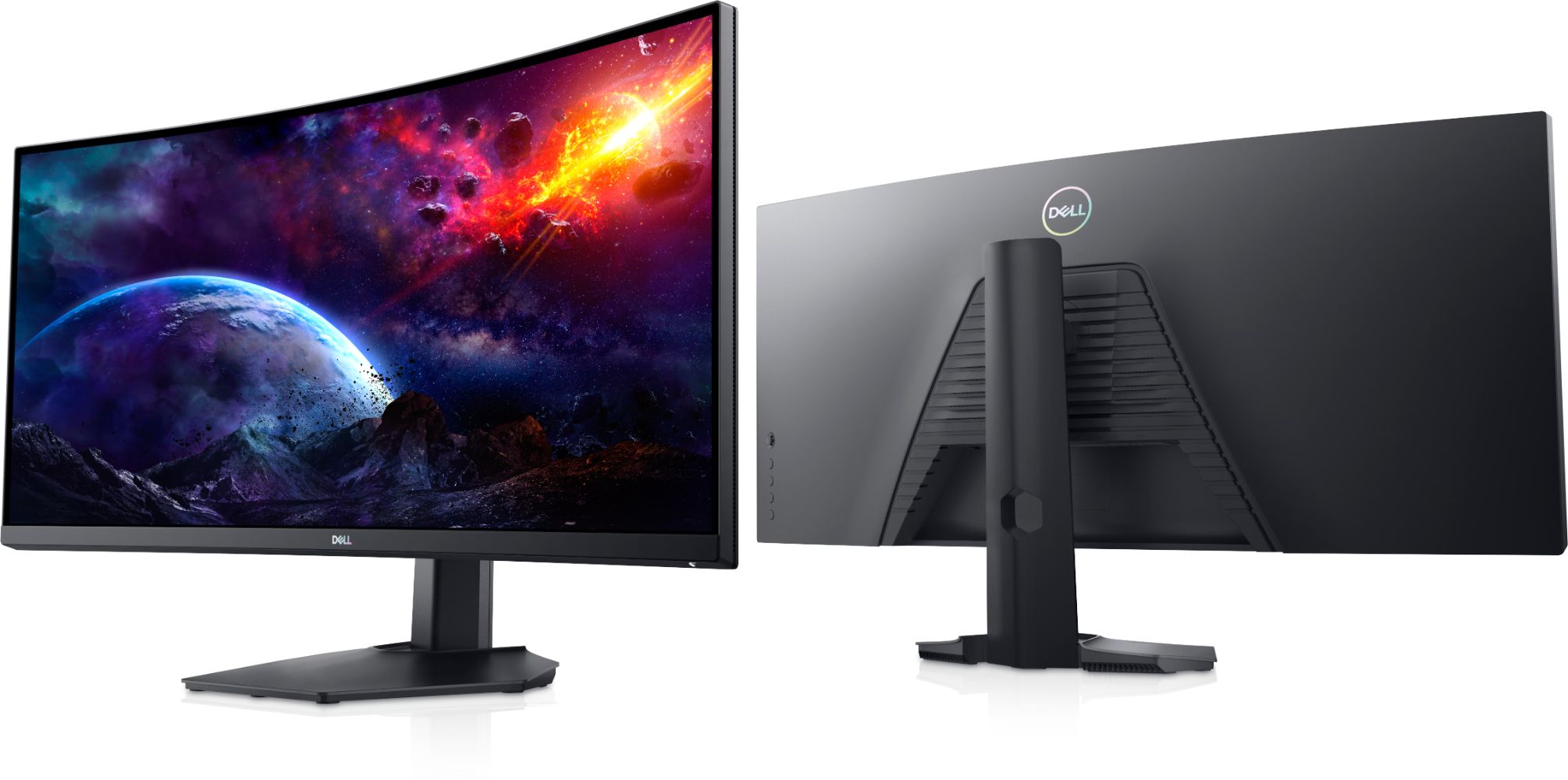 Dell S3422DWG 34 Curved Gaming Monitor 34"inch - Gray - 34 Inch by Dell - Refurbished - Very Good condition - Image 8
