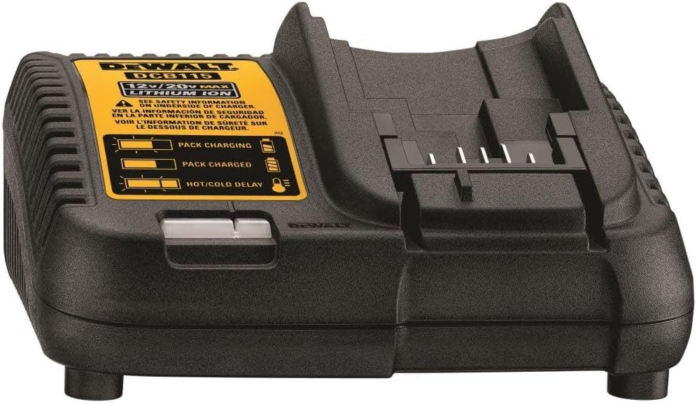 Dewalt 12V to 20V Lithium Ion Battery Charger - Black by Dewalt - Image 2