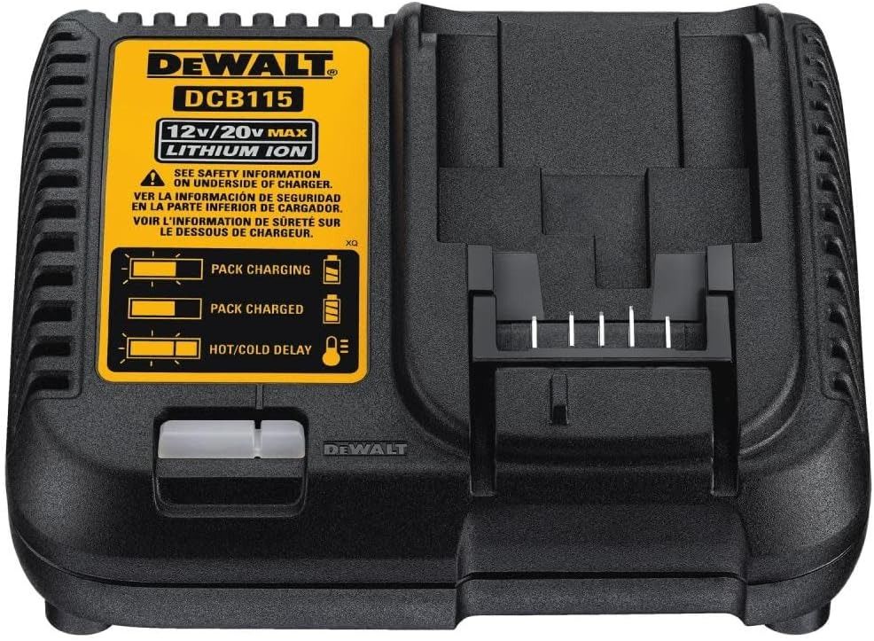 Dewalt 12V to 20V Lithium Ion Battery Charger - Black by Dewalt - Image 3
