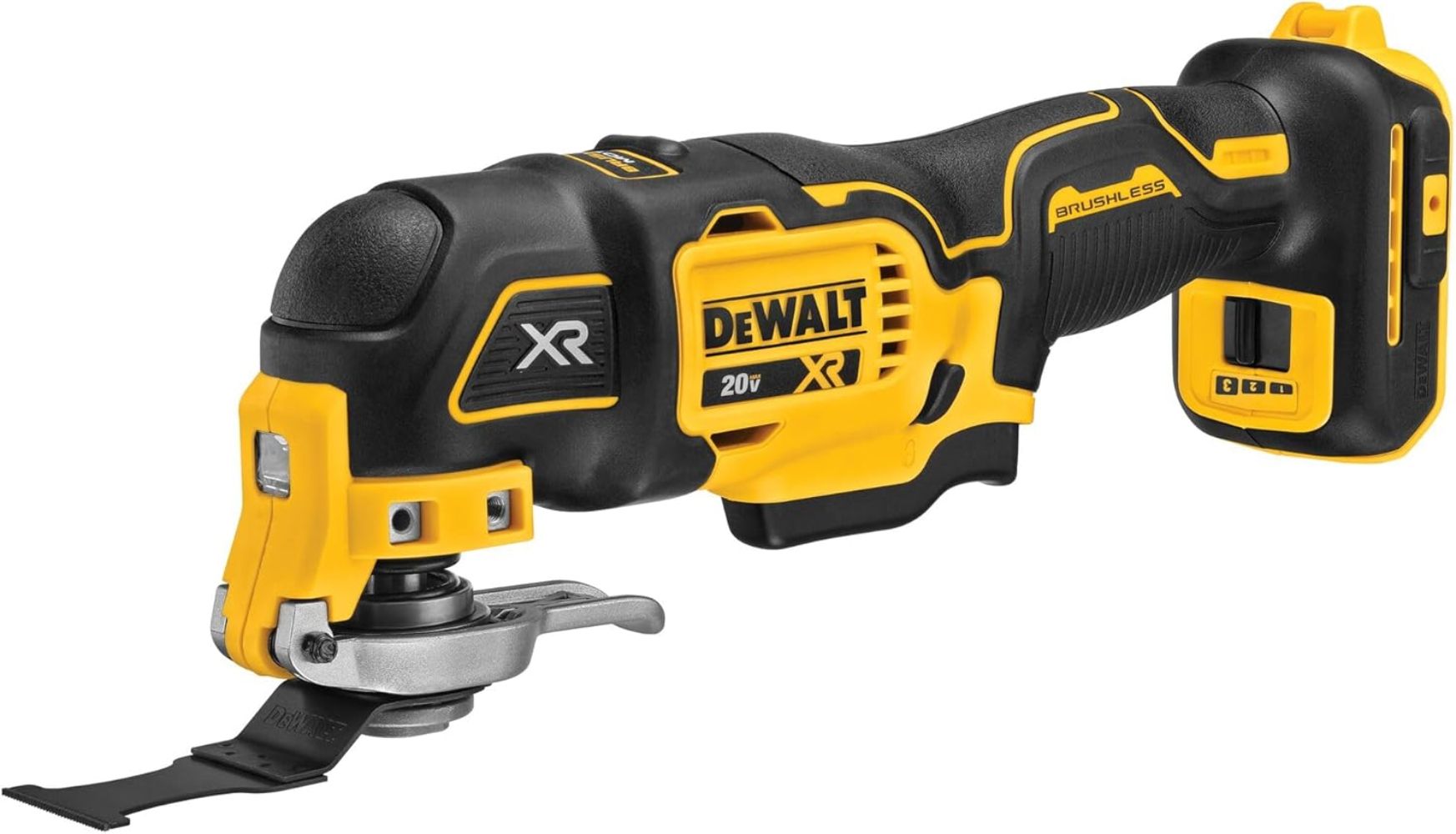 Dewalt DCS356B-R 20V MAX* XR Brushless Cordless 3-Speed Oscillating Multi-Tool (Tool Only) - Yellow/Black by Dewalt - Image 2