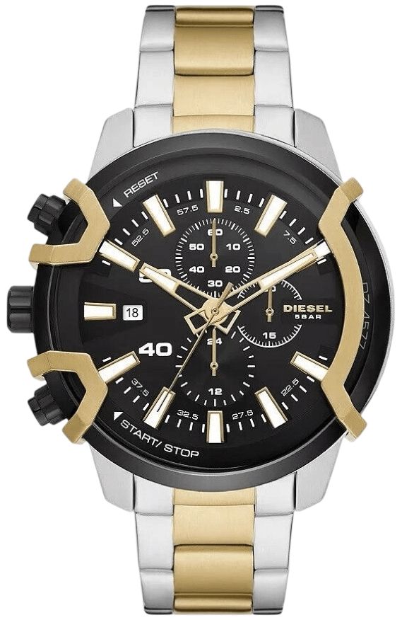 Diesel Griffed Chronograph Two-Tone Stainless Steel Men's Watch DZ4577 - Silver/Gold by Diesel - Refurbished - Brand New condition - CA$302.99