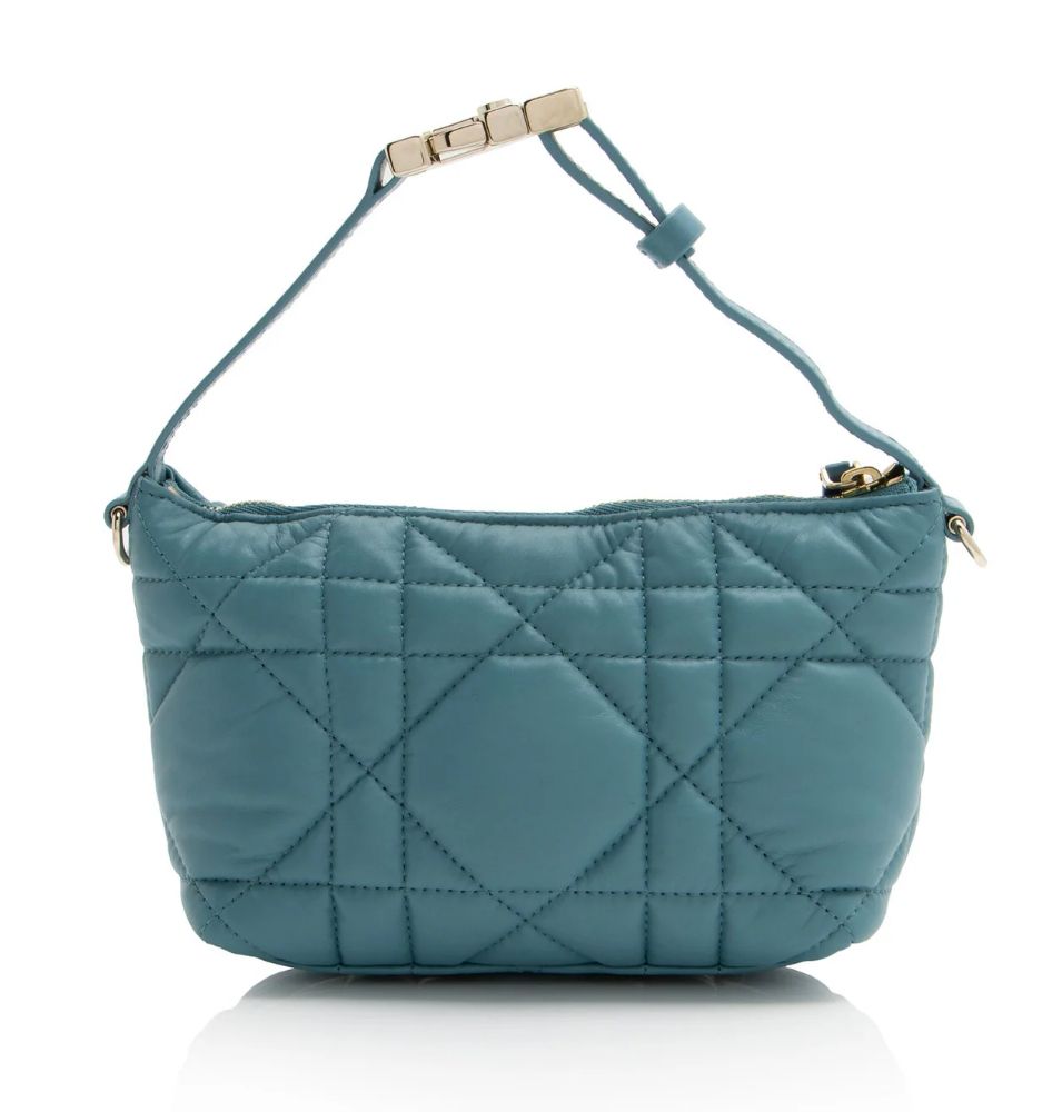 Dior Calfskin Diortravel Nomad Small Pouch - Calfskin - Blue by Dior - Image 3