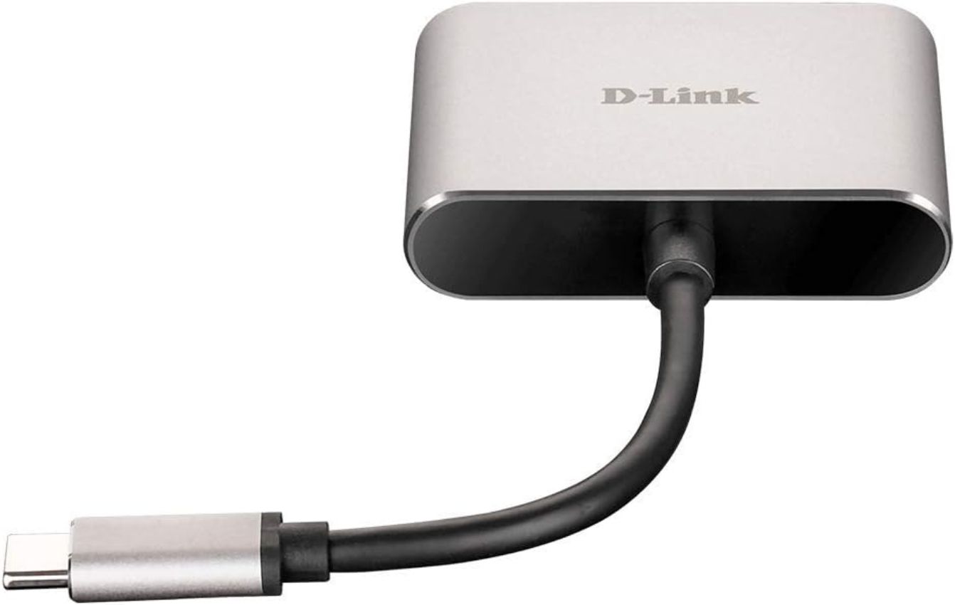 D-Link DUB-V210-US USB C to HDMI with VGA Adapter Cable - Black/Silver by D-Link - Image 4