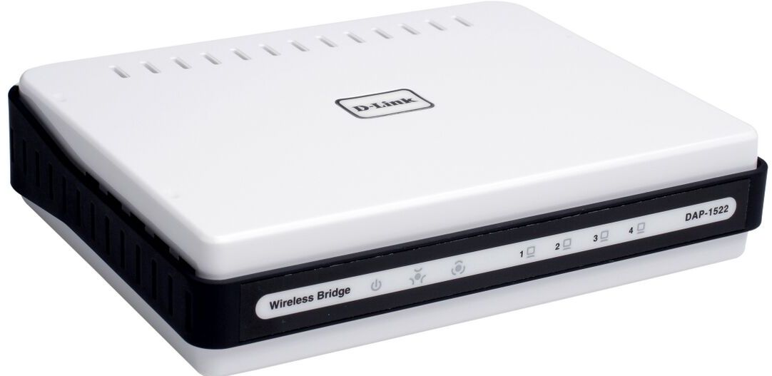 D-Link Wireless Dual Band N 300+ Mbps Wi-Fi Gigabit Range Extender and Access Point (DAP-1522) - White by D-Link - Refurbished - Very Good condition - US$40.98