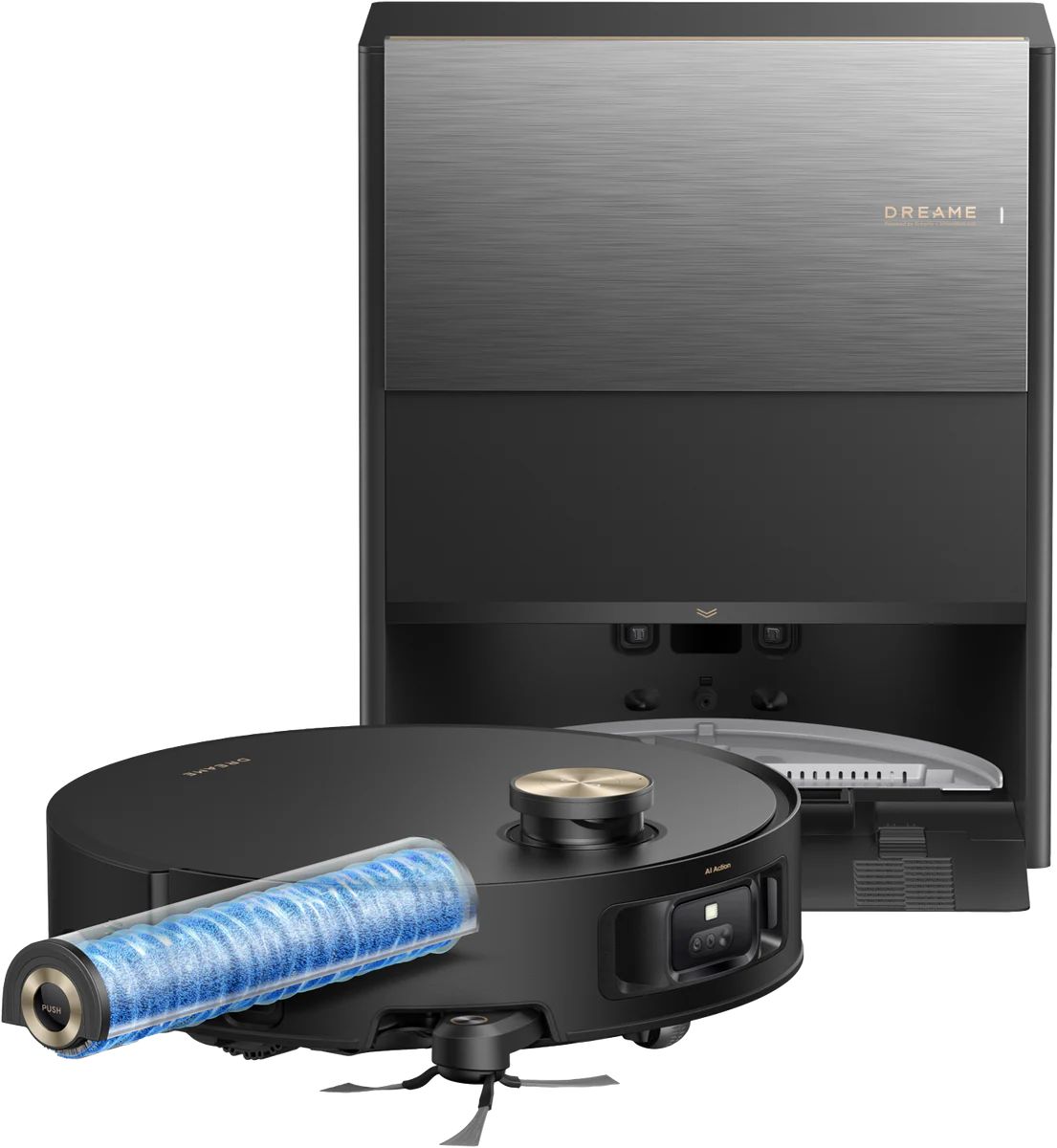 Dreame Aqua10 Roller Robot Vacuum Cleaner - Black by Dreame - Refurbished - Like New condition - Image 4