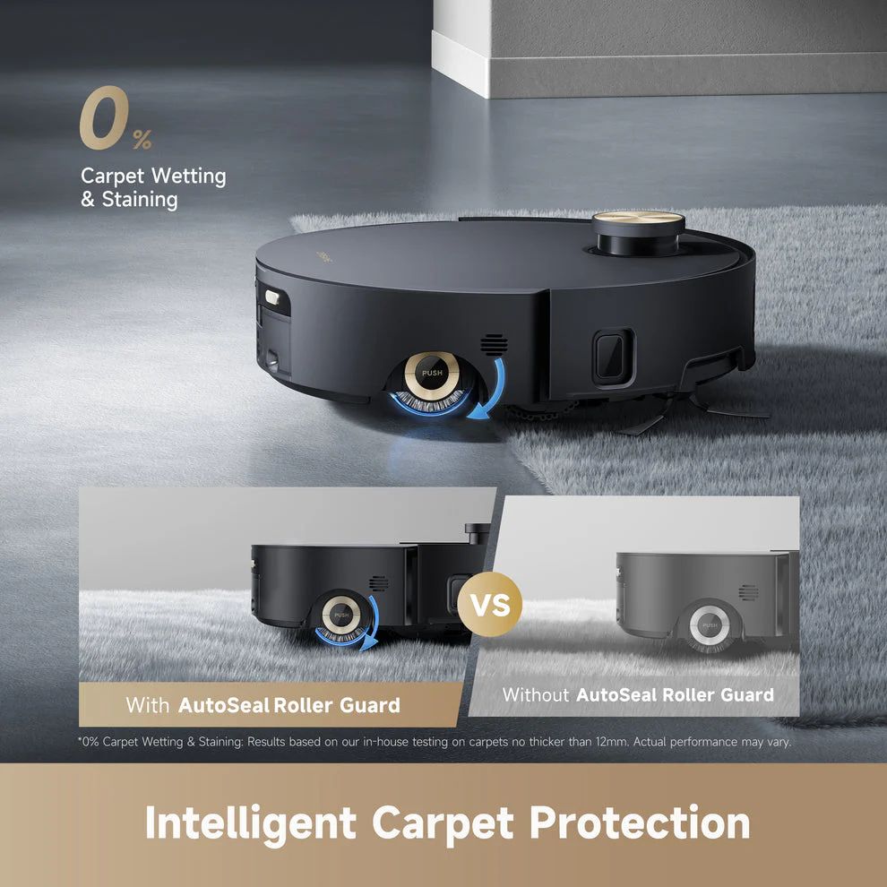 Dreame Aqua10 Roller Robot Vacuum Cleaner - Black by Dreame - Refurbished - Like New condition - Image 9