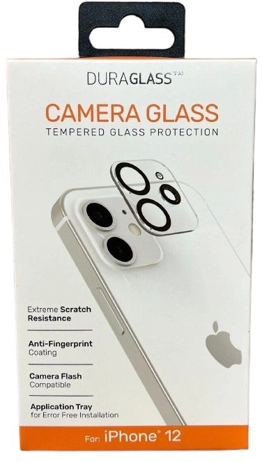 DuraGlass Glass Camera Screen Protector for iPhone 12 - Clear by DuraGlass - Image 2