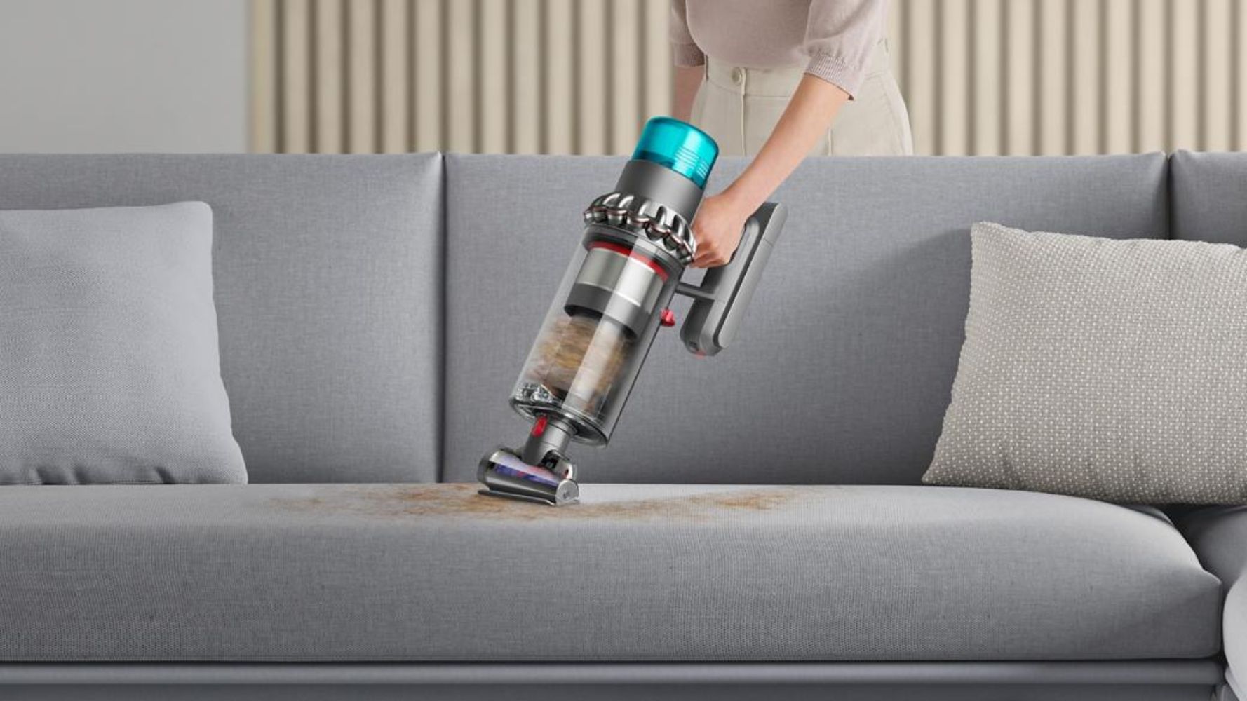 Dyson Gen5Outsize Absolute Cordless Stick Vacuum Cleaner - Nickel/Blue by Dyson - Refurbished - Like New condition - Image 3