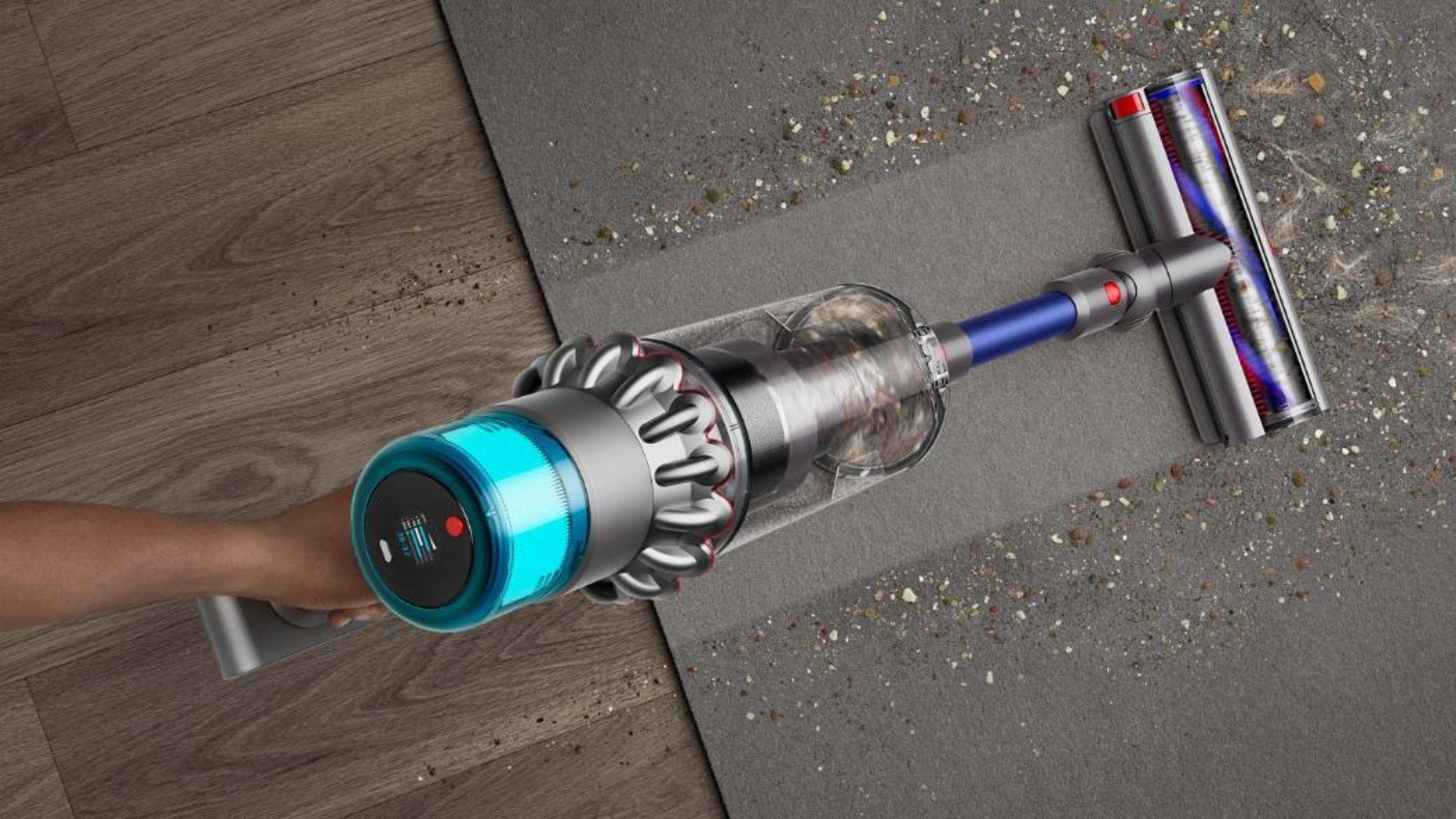 Dyson Gen5Outsize Absolute Cordless Stick Vacuum Cleaner - Nickel/Blue by Dyson - Refurbished - Like New condition - Image 4