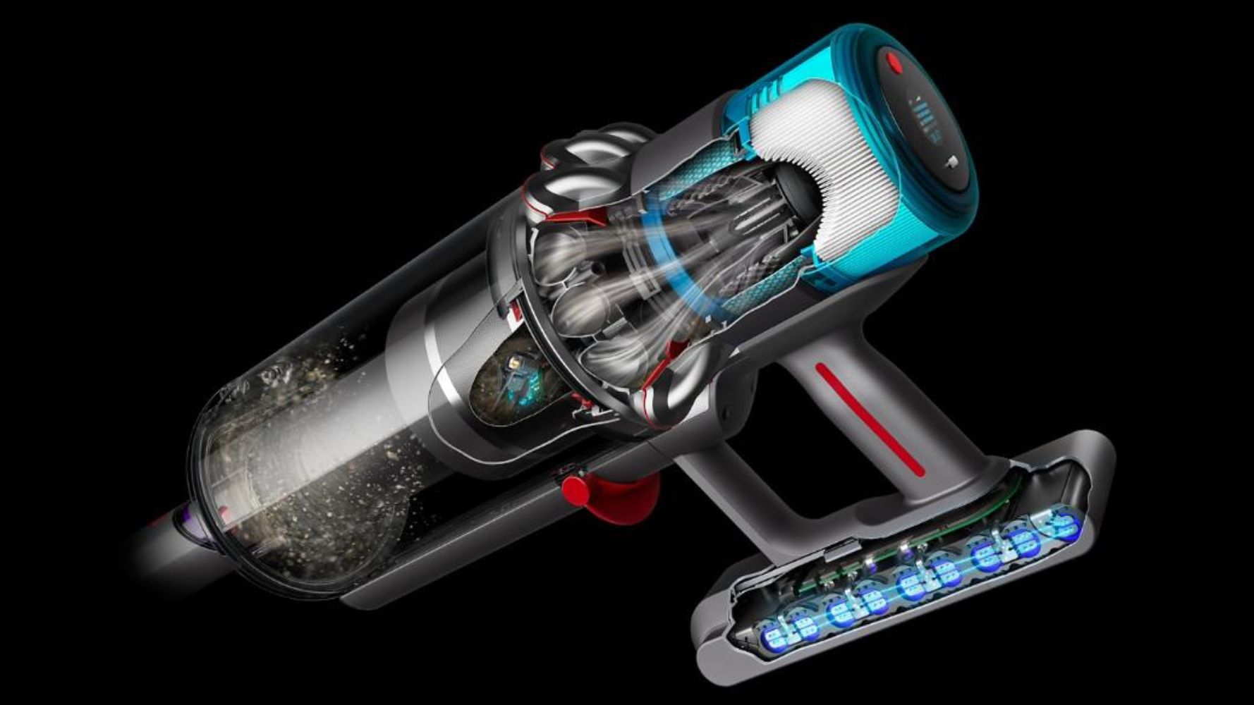 Dyson Gen5Outsize Absolute Cordless Stick Vacuum Cleaner - Nickel/Blue by Dyson - Refurbished - Like New condition - Image 5