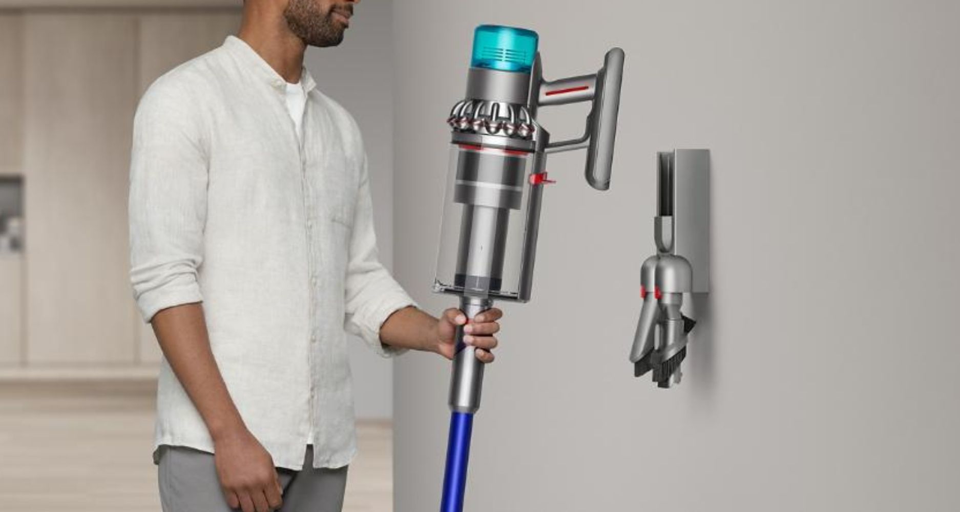 Dyson Gen5Outsize Absolute Cordless Stick Vacuum Cleaner - Nickel/Blue by Dyson - Refurbished - Like New condition - Image 7