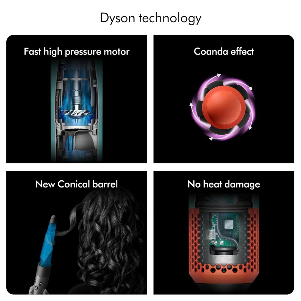 Dyson HS08 Airwrap i.d Multi-Styler & Dryer Straight+Wavy - Ceramic Pink/Rose Gold by Dyson - Image 6