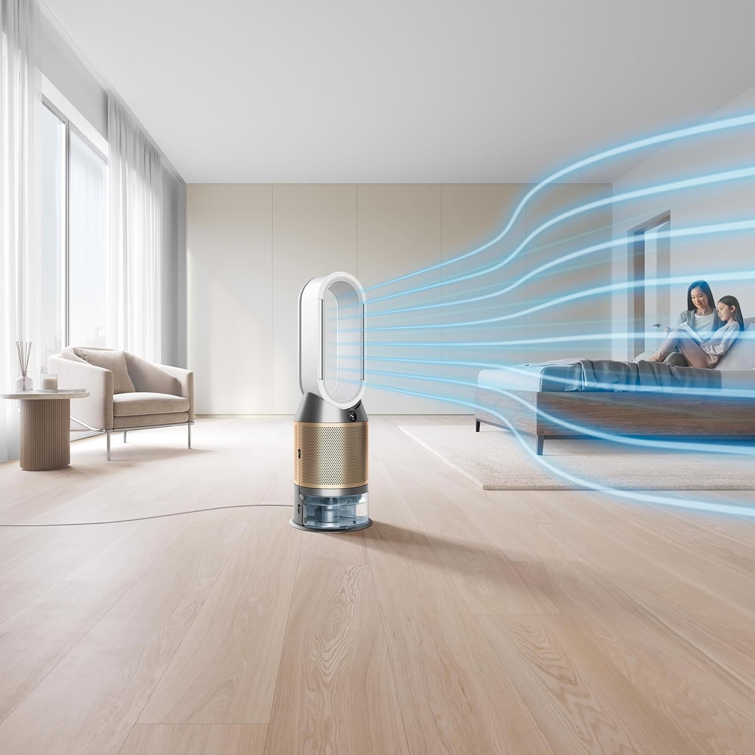 Dyson PH04 Purifier Humidify + Cool Formaldehyde - White/Gold by Dyson - Refurbished - Like New condition - Image 11