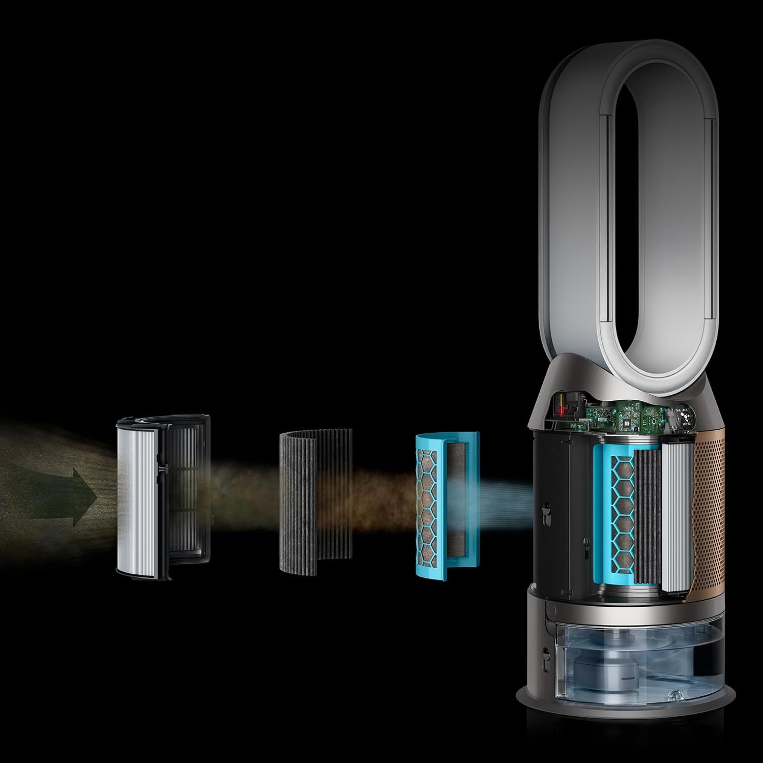 Dyson PH04 Purifier Humidify + Cool Formaldehyde - White/Gold by Dyson - Refurbished - Like New condition - Image 6
