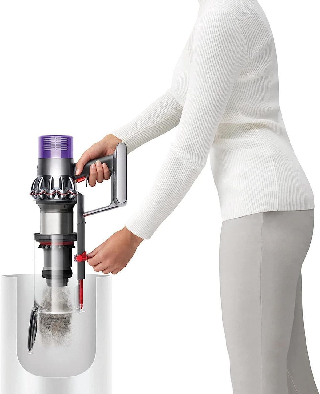 Dyson V10 Cordless Stick Vacuum Cleaner - Iron by Dyson - Refurbished - Like New condition - Image 3