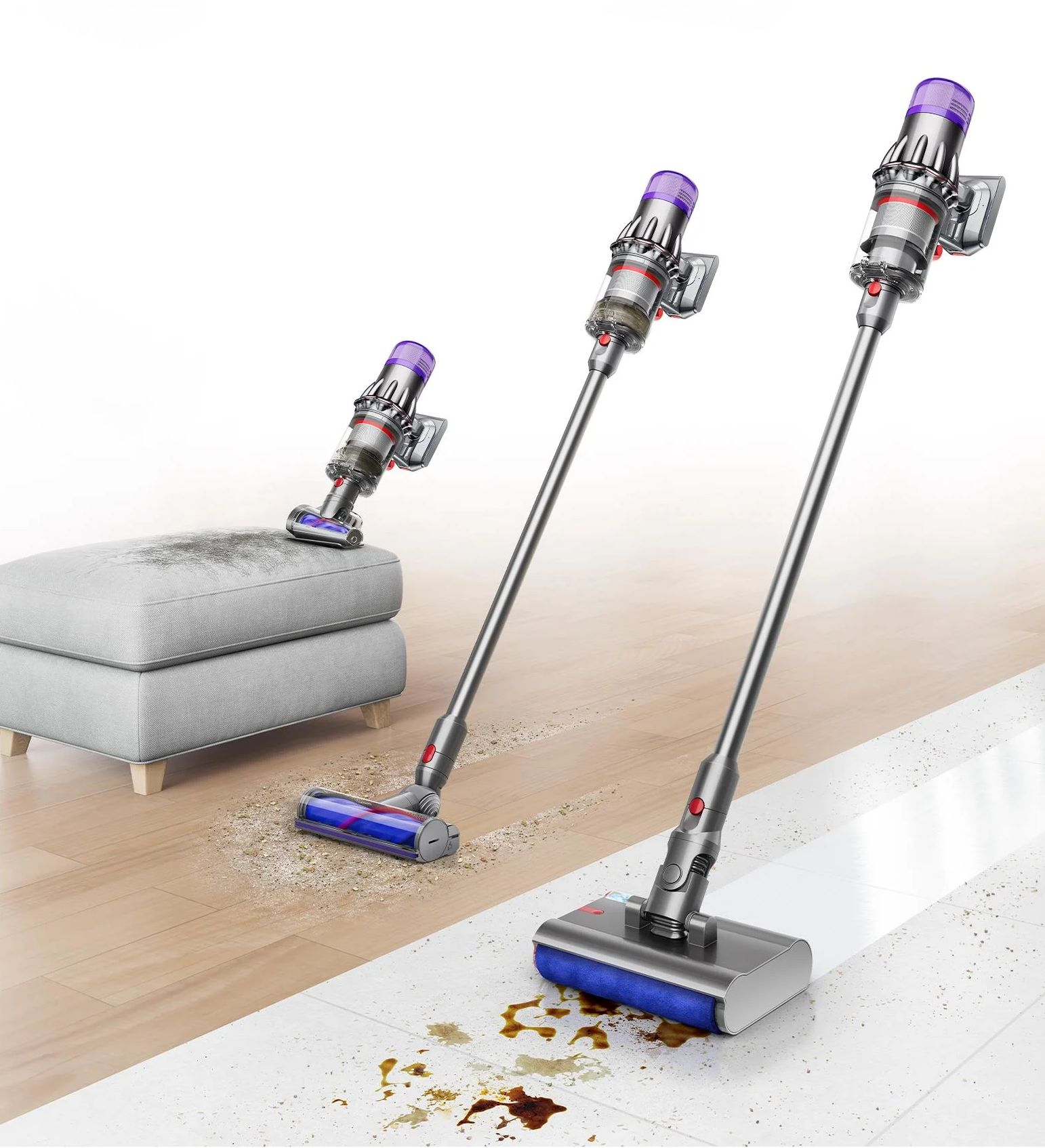 Dyson V9 Submarine Wet and Dry Vacuum Cleaner - Nickel/Iron by Dyson - Refurbished - Very Good condition - Image 6