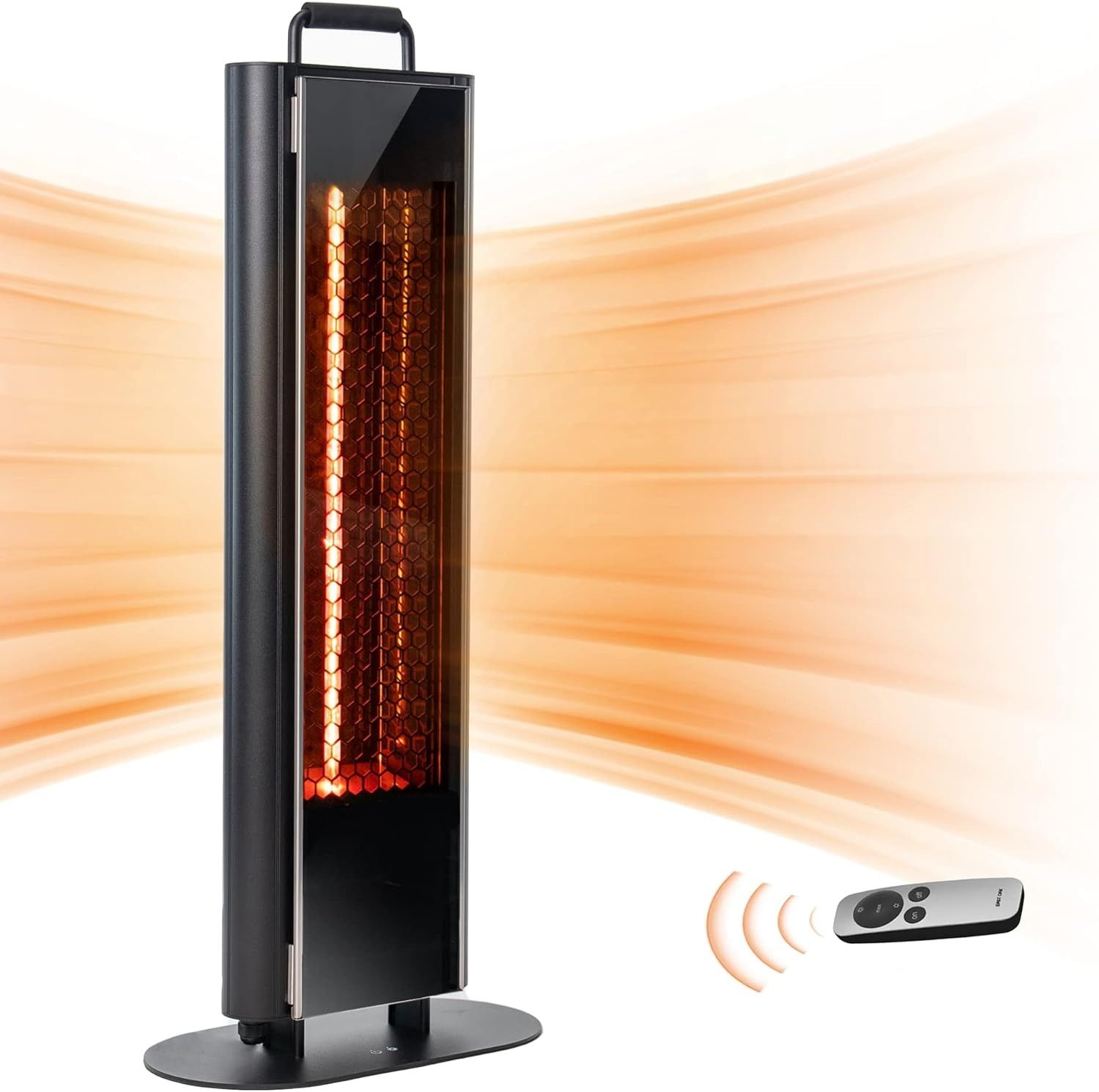 East Oak 1500W Patio Heater - Black by East Oak - Refurbished - Very Good condition - US$107.65