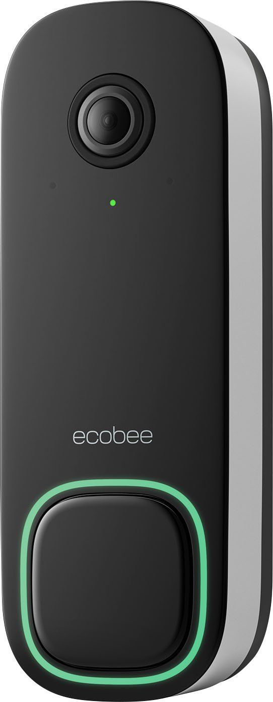 Ecobee Smart Video Doorbell Camera (Wired) - Black by Ecobee - Refurbished - Very Good condition - US$278.64