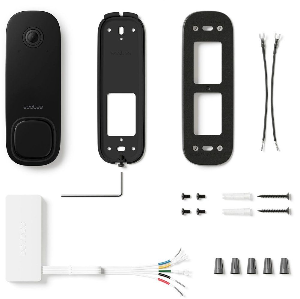 Ecobee Smart Video Doorbell Camera (Wired) - Black by Ecobee - Image 4