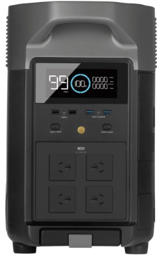 EcoFlow Delta Pro Power Station - Black by EcoFlow - Refurbished - Very Good condition - CA$2007.99