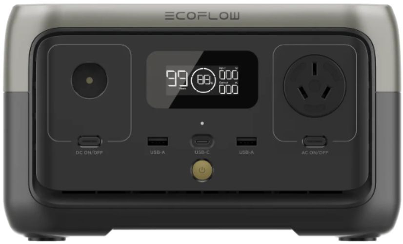 EcoFlow RIVER 2 Portable Power Station - Black by EcoFlow - Refurbished condition - CA$161.49