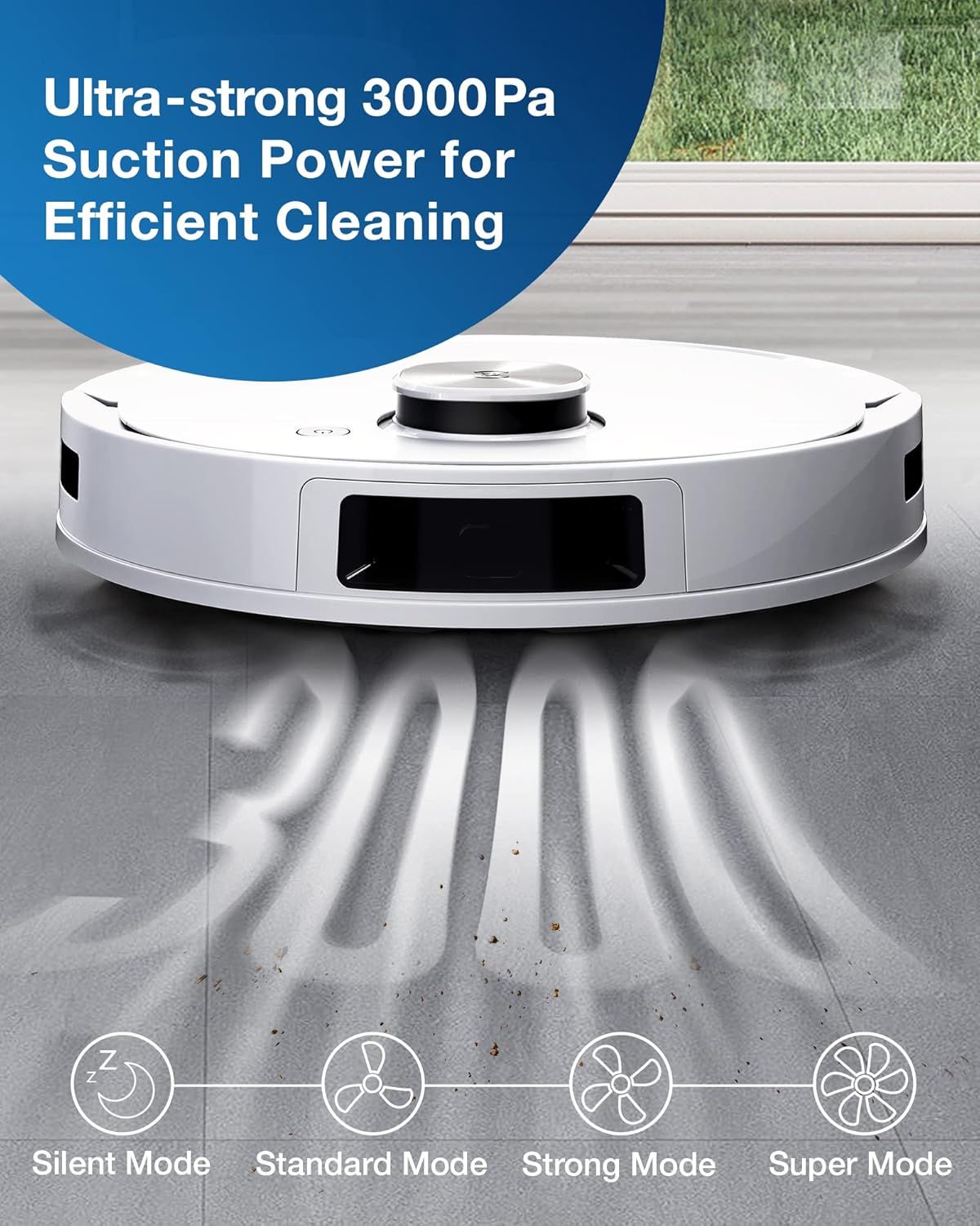 Ecovacs Deebot T9+ Robot Vacuum and Mop - White by Ecovacs - Refurbished - Very Good condition - Image 3