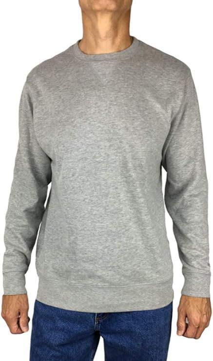 Eddie Bauer Men's Long Sleeve Sweatshirt L - Heather Ash by Eddie Bauer - Refurbished - Brand New condition - US$40.98