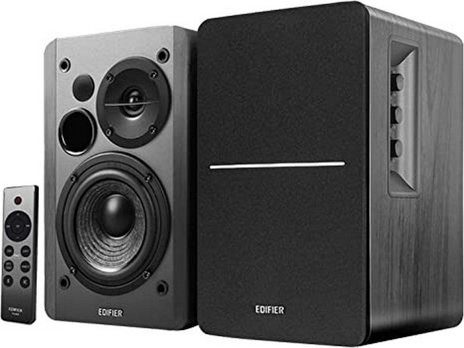 Edifier R1280DB Active Bluetooth Bookshelf Speakers - Black by Edifier - Refurbished - Like New condition - US$213.49