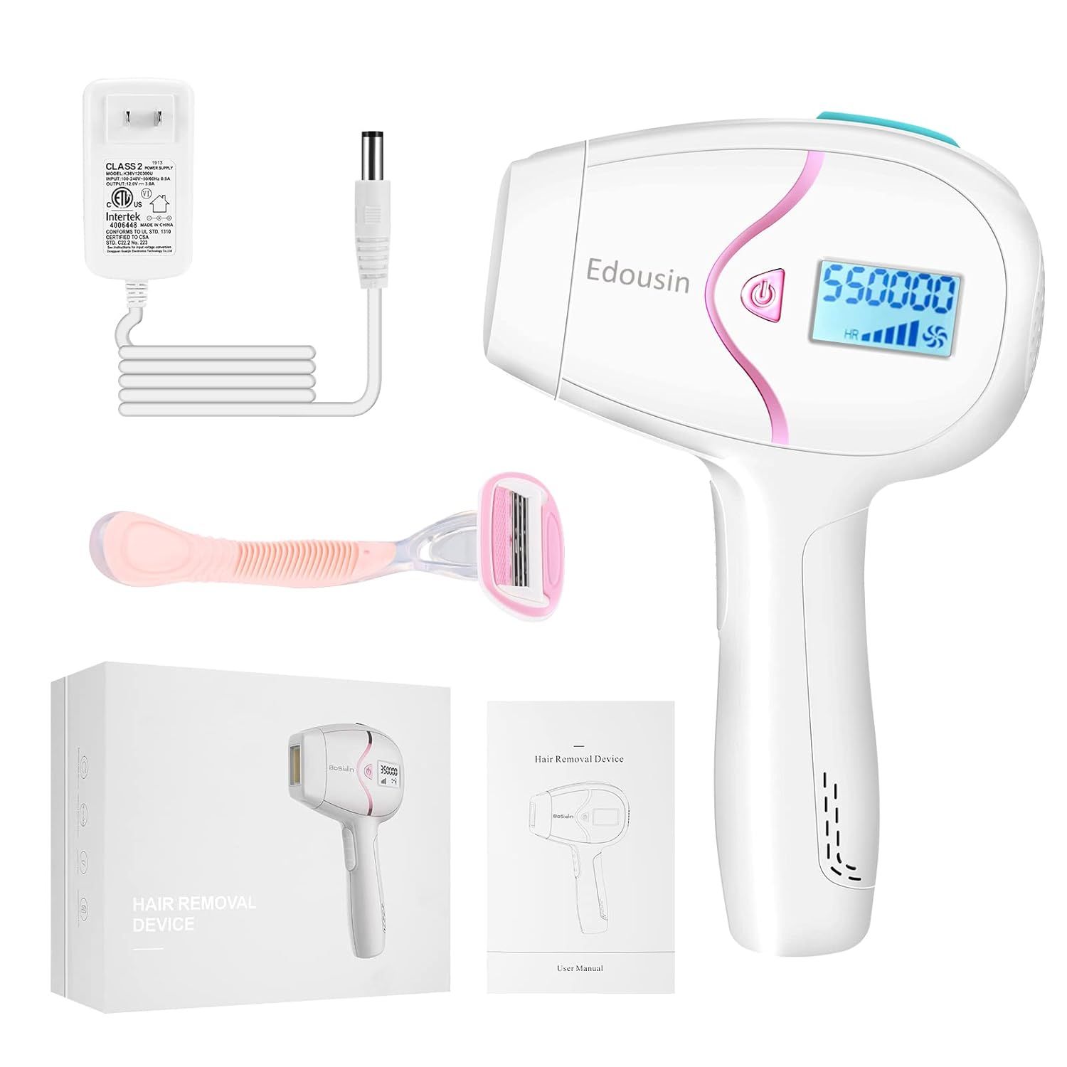 Edousin D-1130 Laser Hair Permanent Remover - White by Edousin - Refurbished - Very Good condition - US$36.49