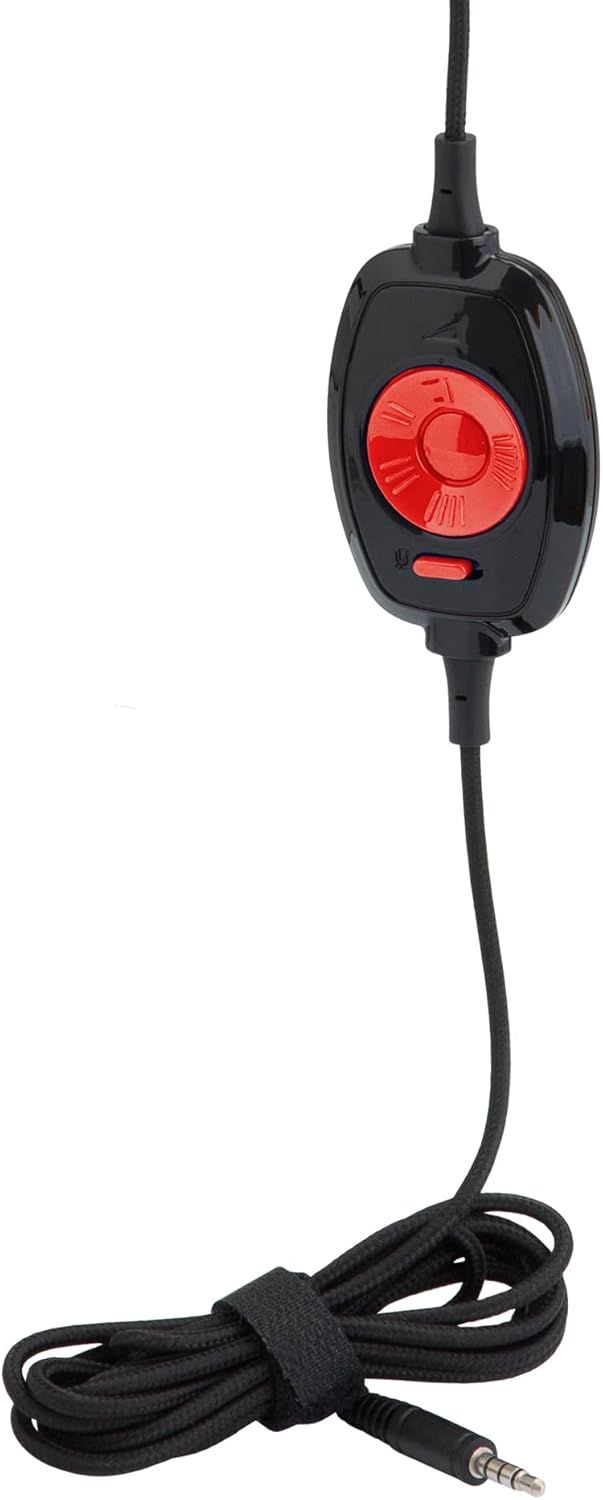 Egghead Skylab Over Ear Wired Gaming Headset - Black/Red by Egghead - Refurbished - Very Good condition - Image 3