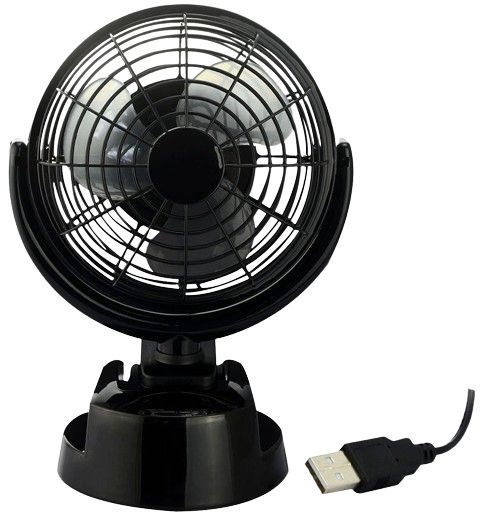 E-Joy Lileng-823 USB Mini Fan (EJ-0022) - Black by E-Joy - Refurbished - Very Good condition - US$35.25